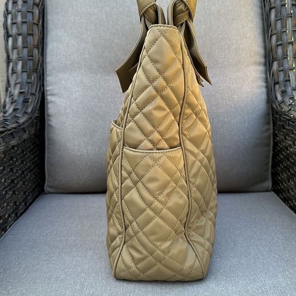 Calvin Klein Quilted Tote - Olive Green - Picture 10 of 16